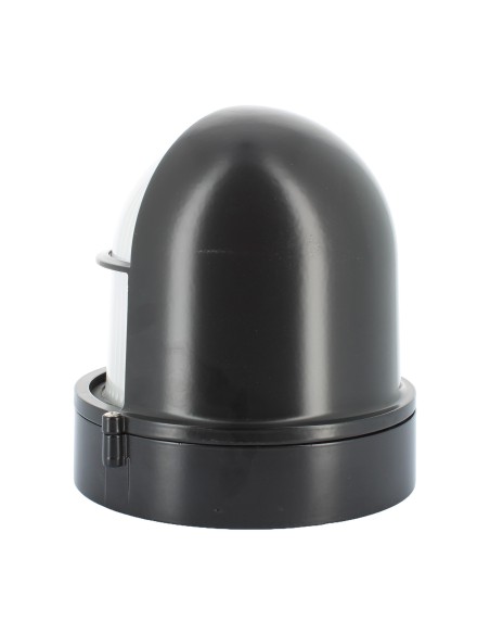 Simes s:5122:09 Applique murale en aluminium noir 1x200w e27 D.207mm IP54