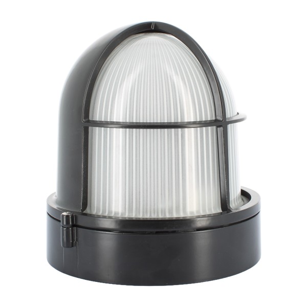 Simes s:5122:09 Black aluminum wall light 1x200w e27 D.207mm IP54