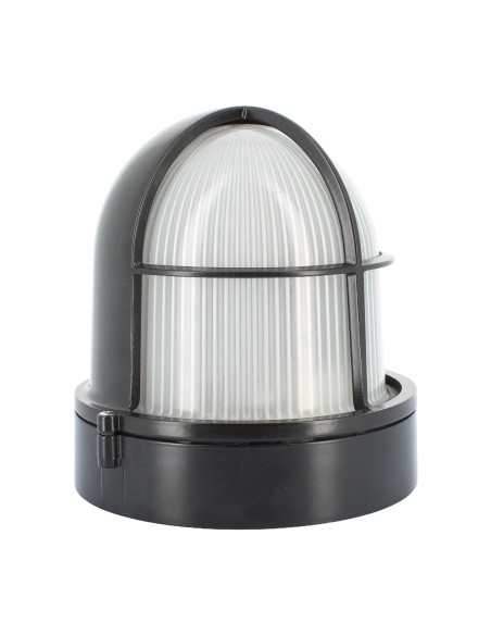 Simes s:5122:09 Applique alluminio nero 1x200w e27 D.207mm IP54