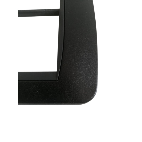 Bticino L4816GFN Living international placca 3+3 posti grafite nero