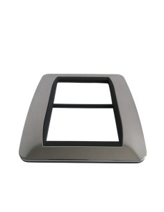 Bticino L4816CR Living internacional placa cromada 3+3p