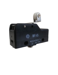 Microinterruptor de palanca con rueda en forma de pizza