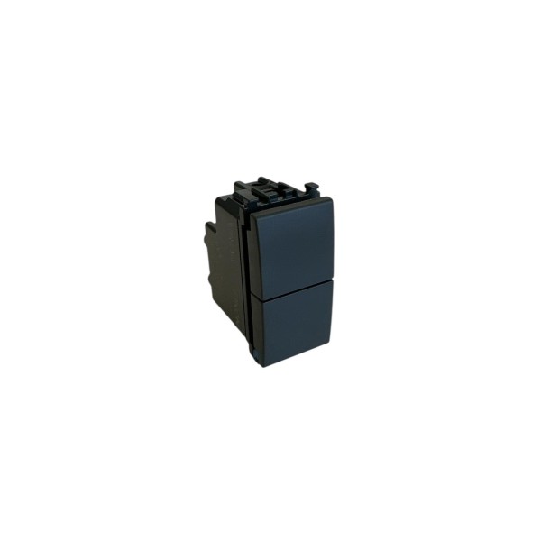 Vimar 20066 Double Independent Button Na+Na 10A 1 Module Gray Eikon