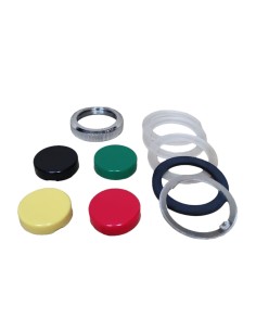 Kit de cadre cema 180010 077gsbcn avec touches colorées n,r,v,g