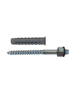 S 8 DV-Stecker mit Doppelschraube