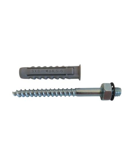 Fiche Fischer 00500211 s 8 dv avec double vis M6