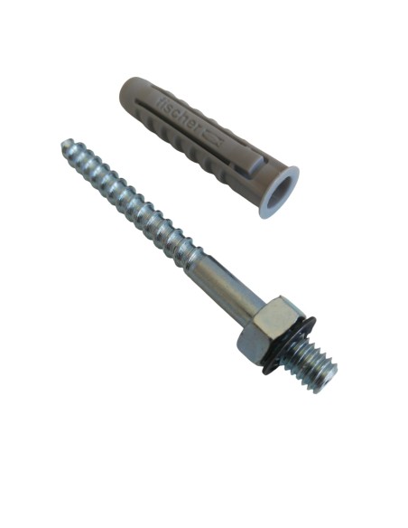 Fiche Fischer 00500211 s 8 dv avec double vis M6