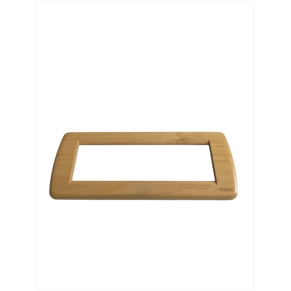 Vimar Idea 16756.51 Rondo' Placa Metálica 6 Módulos Madera Arce