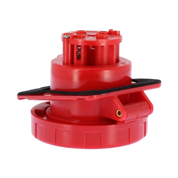 Prise fixe Gewiss 10ø encastrée étanche 3P T 32A 400V 6H GW62242, prises industrielles