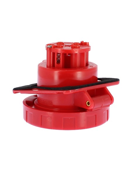 Base fija Gewiss 10ø empotrada estanca 3p t 32a 400v 6h gw62242 bases industriales