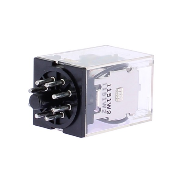 Omron mk2ps48dc rele' 2 spdt, 10a 48vdc, octal   con pulsante di prova