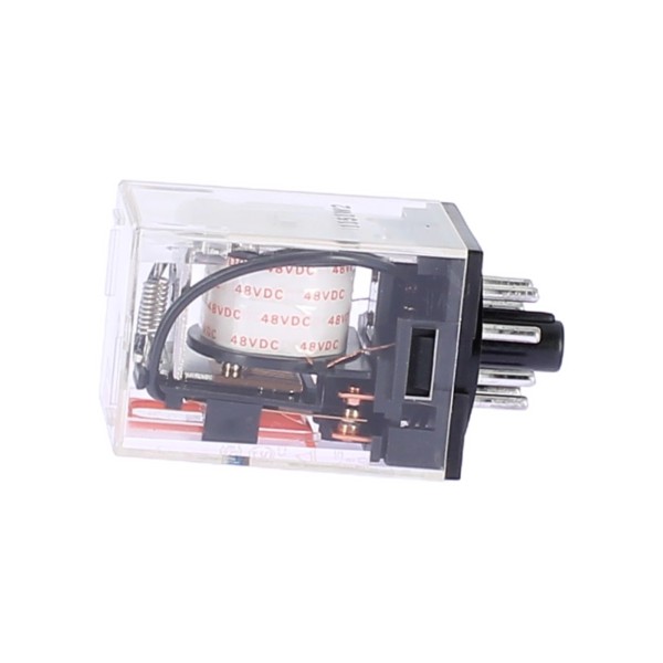 Relais Omron MK2PS48DC 2 SPDT, 10 A 48 V CC, octal avec bouton de test