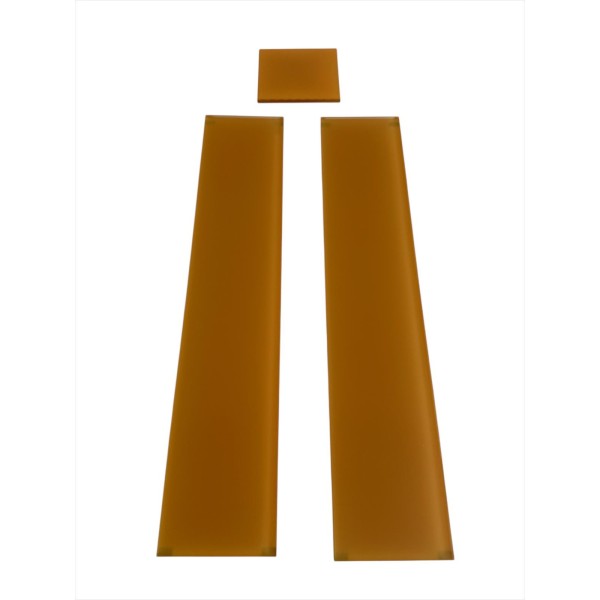 Fontana Arte V5528 Amber Replacement Glass Kit for Timer Lamp 5528AM