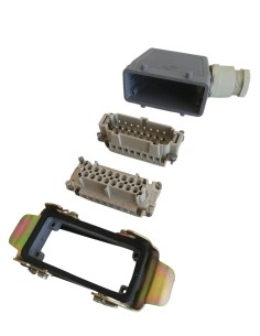 Étui encastré Ilme cne 16 ivo complet avec insert de prise, insert de fiche, étui pour téléphone portable 16 broches