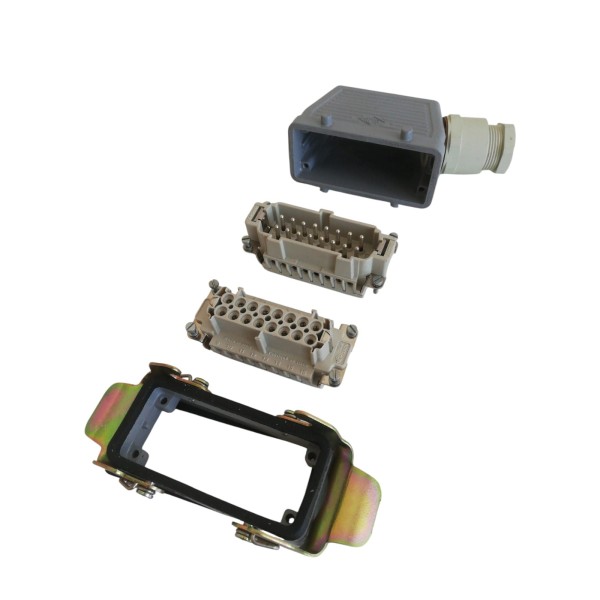 Étui encastré Ilme cne 16 ivo complet avec insert de prise, insert de fiche, étui pour téléphone portable 16 broches