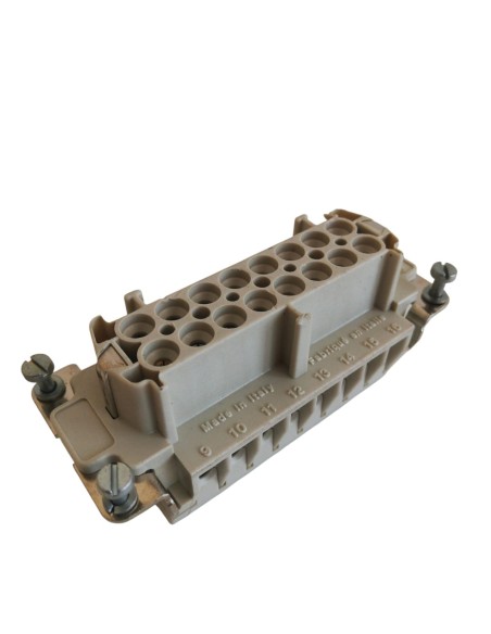 Étui encastré Ilme cne 16 ivo complet avec insert de prise, insert de fiche, étui pour téléphone portable 16 broches