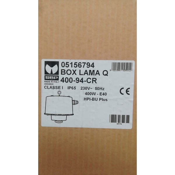 Performance en éclairage 05156794 boîte lame q/400-94-cr 400w hpi-bu e40