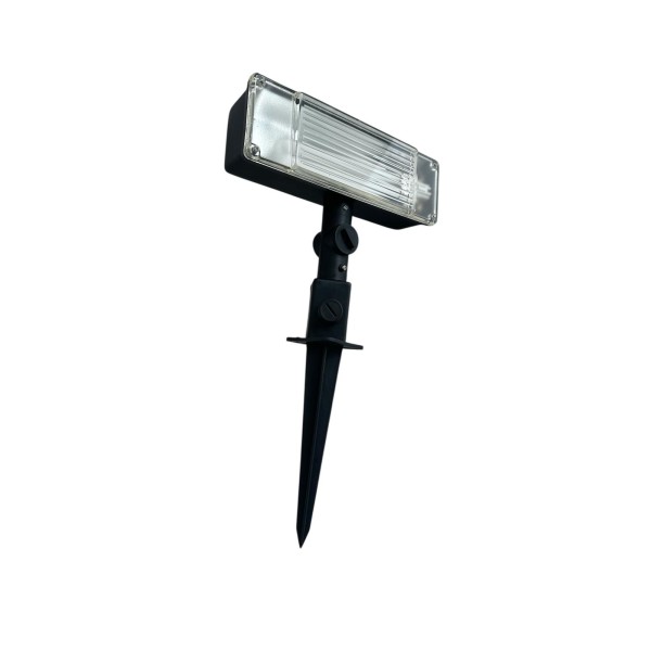Lampada picchetto nero 13w fluorescente 6400k (luce fredda) lampada inclusa
