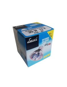 Ampoule dichroïque Leuci 840494.0101, d.35mm mm, 3000 K, GU4, 35 W, 12 V, 30°