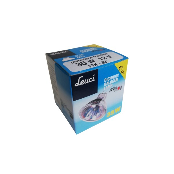 Ampoule dichroïque Leuci 840494.0101, d.35mm mm, 3000 K, GU4, 35 W, 12 V, 30°