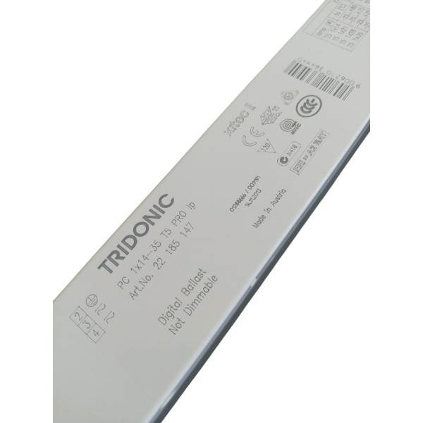 Tridonic 22185147 pc 1x14-35 t5 pro alimentatore elettronico 14/21/28/35w
