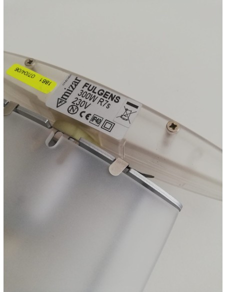 Projecteur orientable Mizar 3160-06 Fulgens R7S - 300 W en verre