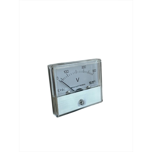 Electromagn voltmeter 70x61mm 300v lumin mega electronic