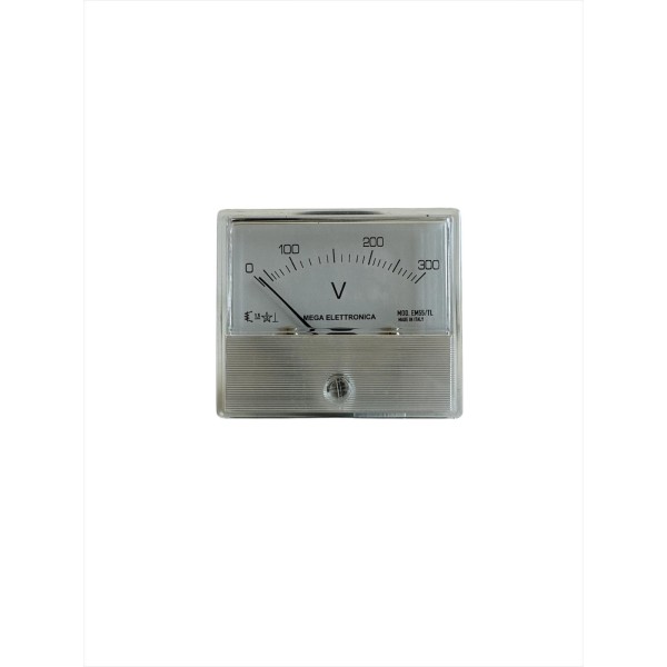 Mega Elettronica EM55/TL Electromagnetic Voltmeter 70x61mm 300v lumin