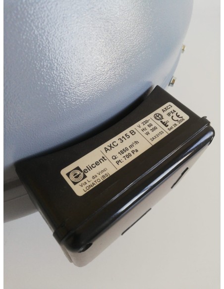 Extracteur de conduit centrifuge Elicent 2ax3153 axc 315b c/k