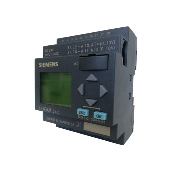 Siemens 6ed10521cc010ba6 Logo! 24c, 8di(4ai)//4do, 200 Blöcke
