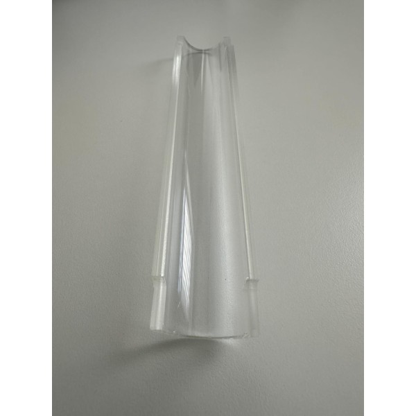 Fontana arte 020044103 replacement 1/2 VTR in transparent glass for Spark suspension lamp