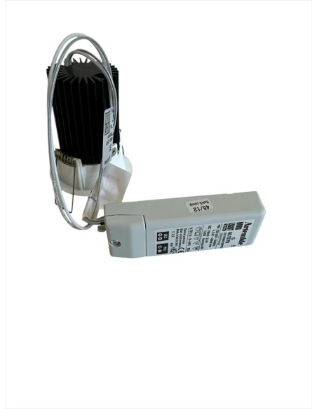 Artemide nl1906040k006 Foco LED fijo blanco 13w 3000k 40° parábola 80 350ma con fuente de alimentación