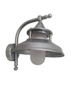 Moretti luce 120.c lampara ottone cromato 75w e27 ip44 da parete per esterno