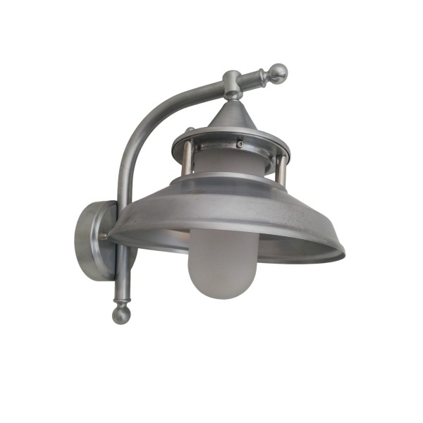 Chromed brass lamp