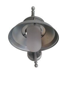 Moretti luce 120.c chromed brass lamp 75w e27 ip44 outdoor wall light 2