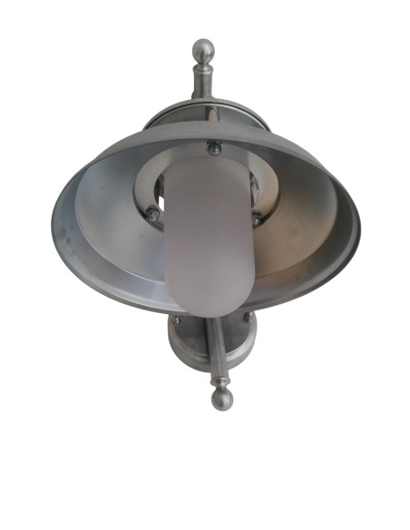 Moretti luce 120.c chromed brass lamp 75w e27 ip44 outdoor wall light