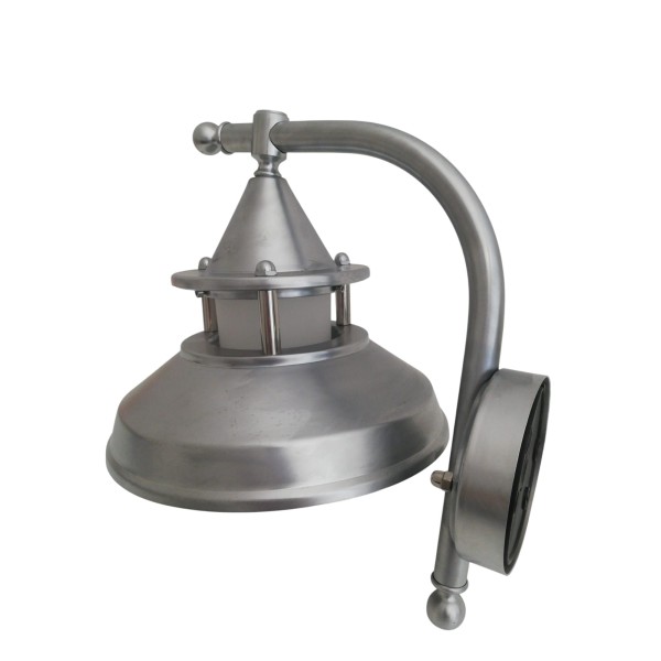 Moretti luce 120.c chromed brass lamp 75w e27 ip44 outdoor wall light