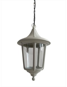 Moretti luce 202.5 lampada lanterna a sospensione bianca ip43 e27