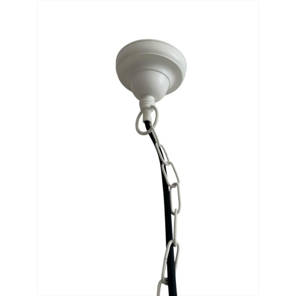 Moretti Luce 202.5 White Pendant Lantern Lamp IP43 E27