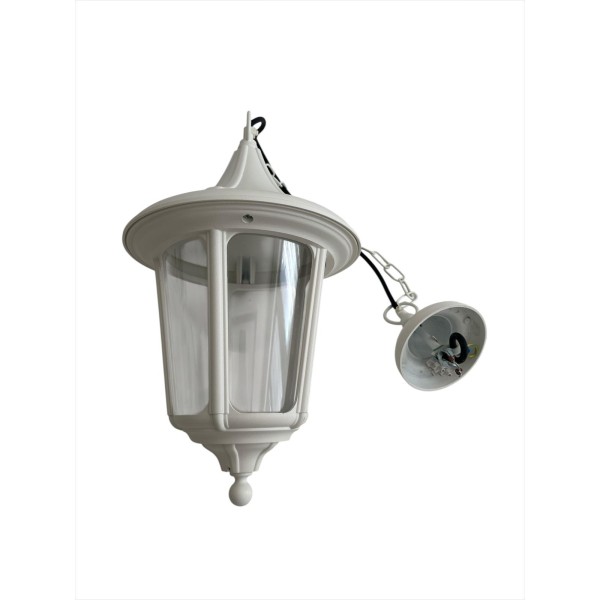 Moretti luce 202.5 lampada lanterna a sospensione bianca ip43 e27