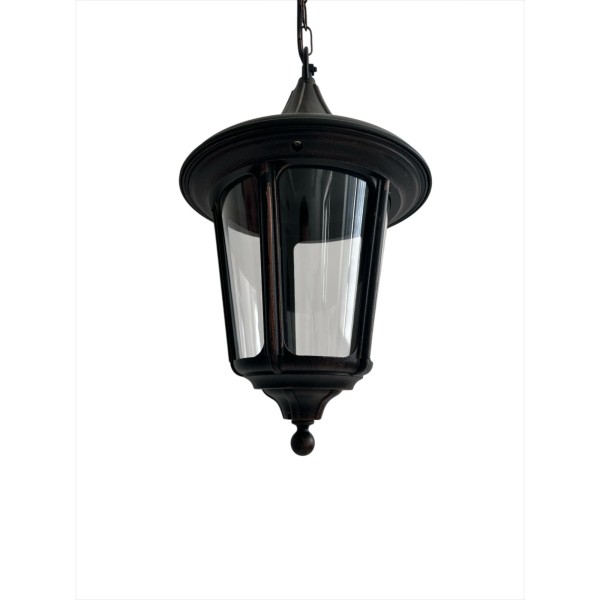 Moretti Luce 202.6 Black Copper E27 IP43 Pendant Lantern Lamp