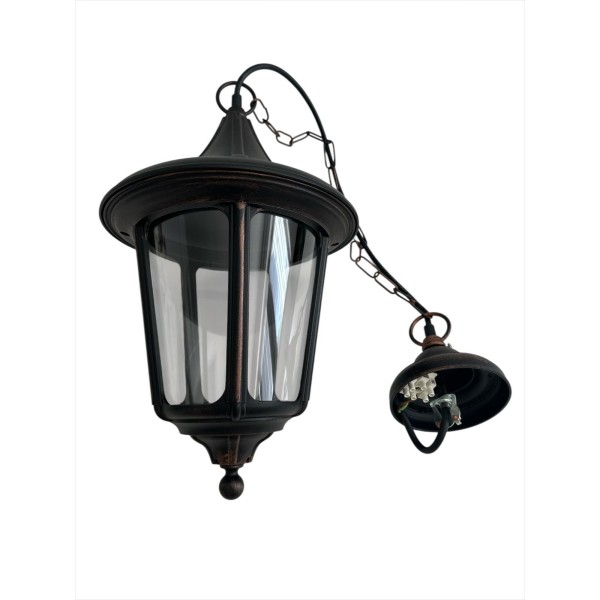 Moretti Luce 202.6 Black Copper E27 IP43 Pendant Lantern Lamp