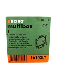 Bticino 16103lt multibox - set installazione 3 moduli