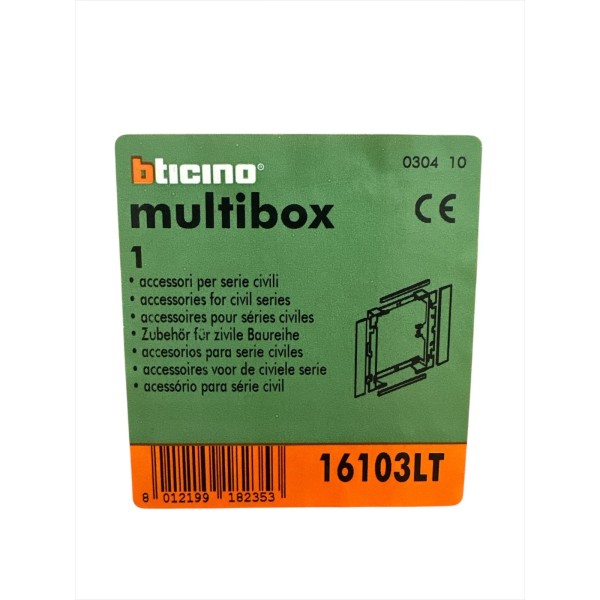 Bticino 16103lt multibox - 3-module installation kit