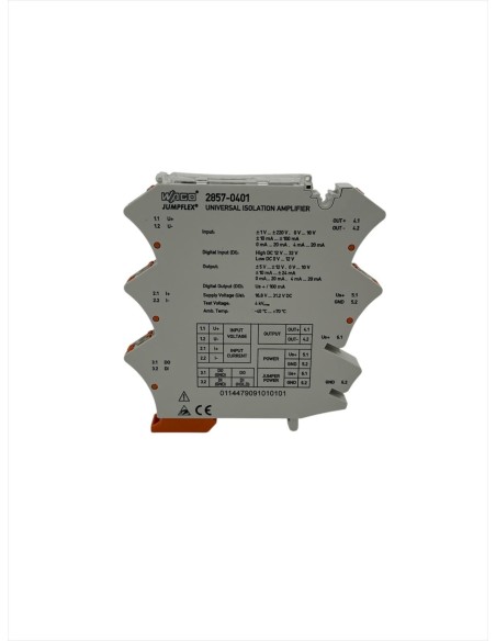 Wago 2857-401 ISO-AMP UI(BIP) UI(BIP) Isolation Amplifier
