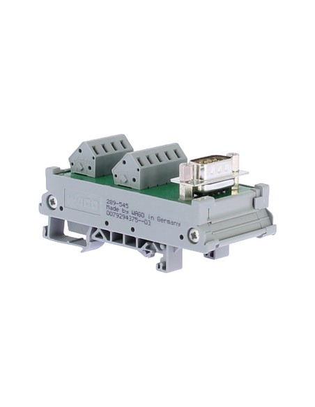 Wago 289-545 IM SUB-D M interface module with 9-pin male D-Sub connector