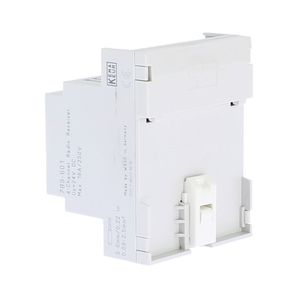 WAGO 789-601 4-channel radio receiver with 4 normally open contacts 16a 24vdc