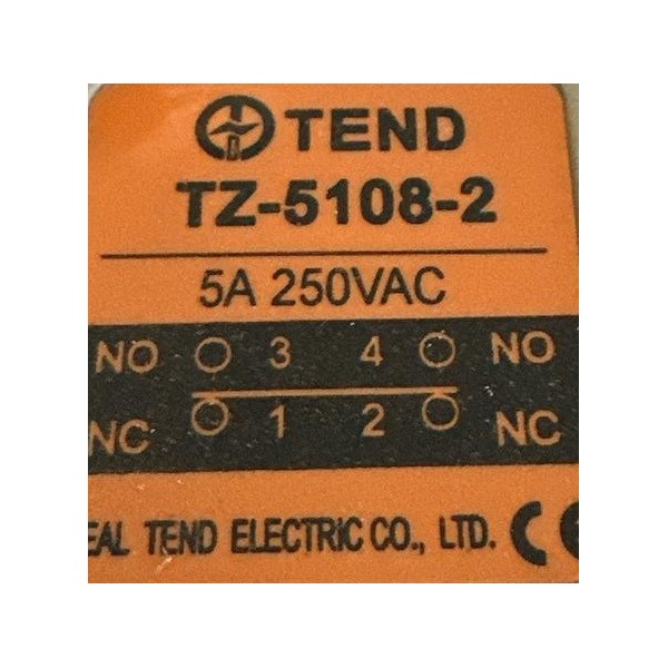 Interrupteur de fin de course Asita TZ5108-2 5 A 250 Vca