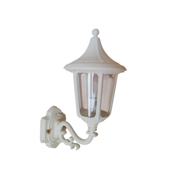 Moretti Luce 210.5 White Wall Lantern E27 IP43