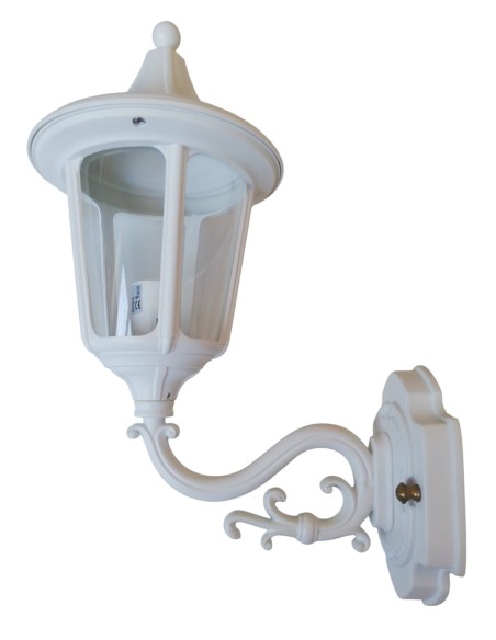 Moretti Luce 210.5 White Wall Lantern E27 IP43